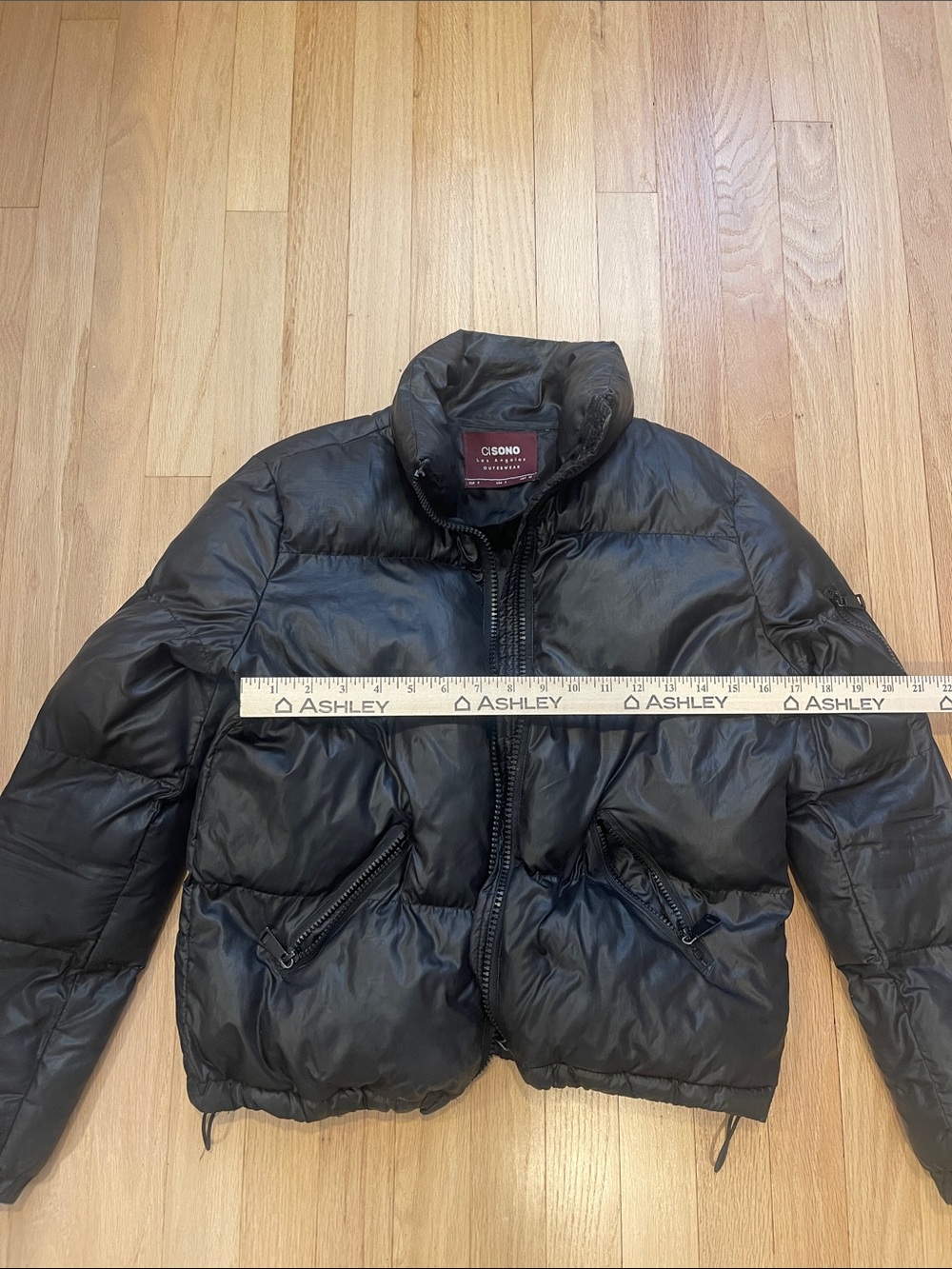 Women’s Black Puffer Jacket - size S - Picture 3 of 7